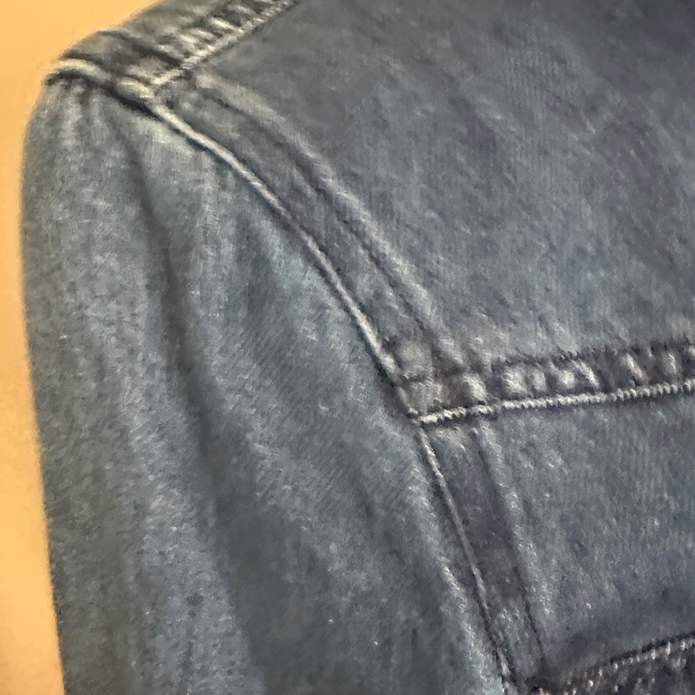 Steve Madden Dark Blue Denim Maxi Skirt with Front Slit - Picture 11 of 16